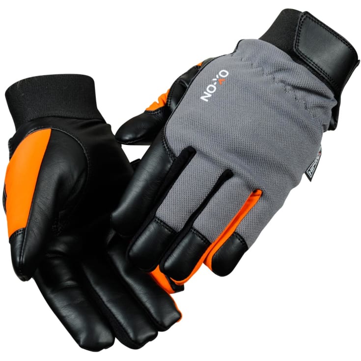 OX-ON Winter Supreme 3609 vinter arbejdshandsker, Grå/Sort/Orange, 10