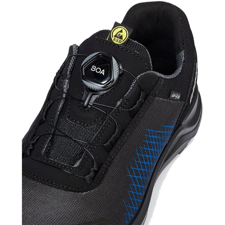 Grisport 70572 BOA skyddssko, S1P, svart/blå, st 46