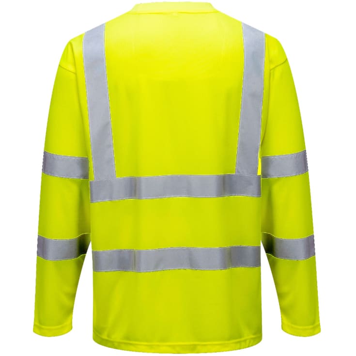 Portwest langærmet T-shirt, Hi-Vis Gul, L