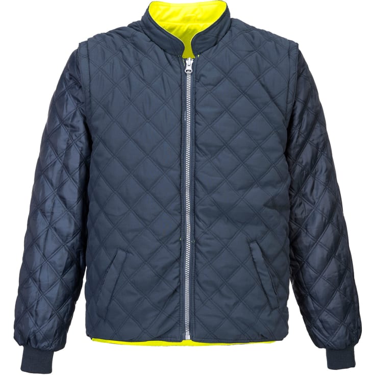 Portwest termojakke, Hi-vis Gul/Marine, L