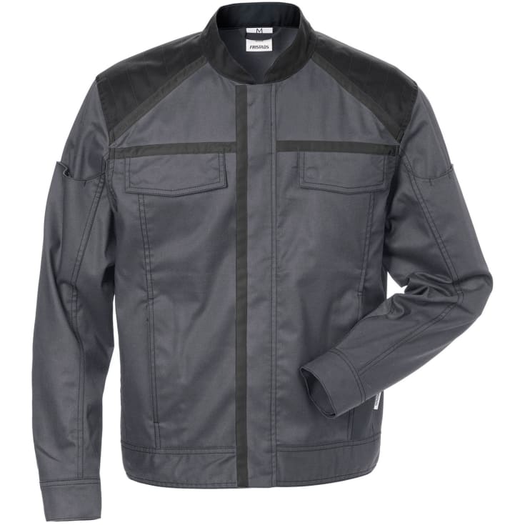 Fristads arbejdsjakke 4555, Grå/Sort, 4XL