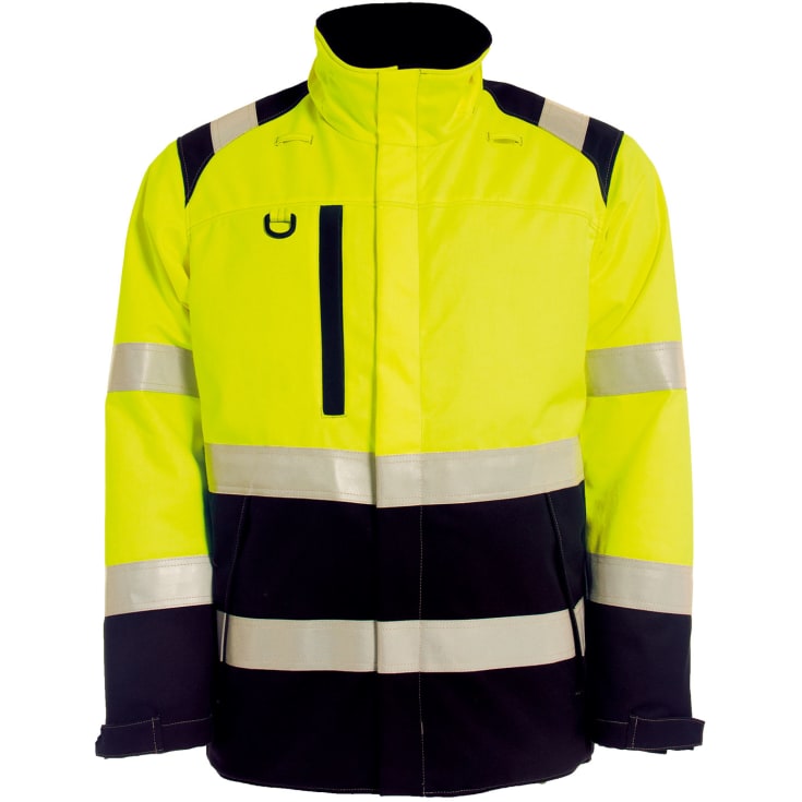 Tranemo FR vinterjakke, Hi-vis Gul/marineblå, 4XL