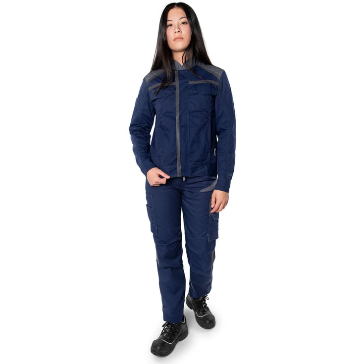 Fristads dame arbejdsjakke, Marine/Grå, S