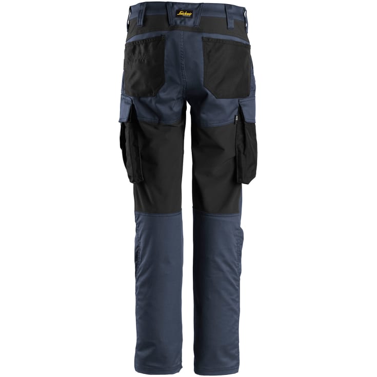 Snickers AllroundWork dame servicebukser 6703, Navy/Sort, 48