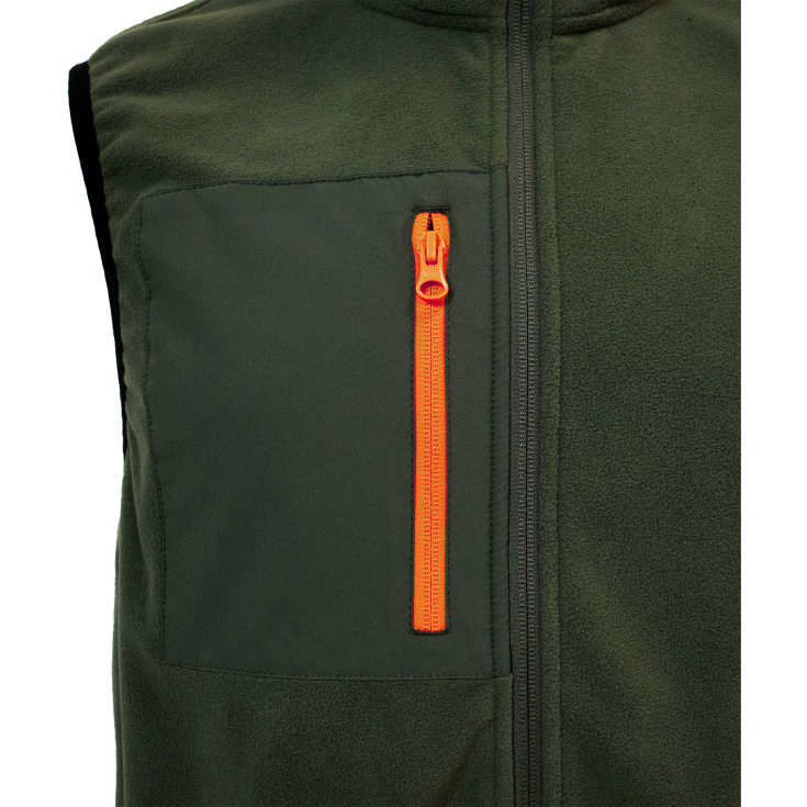 Ocean Outdoor fleecevest, Olive, XL