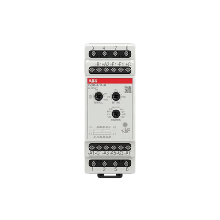 Bevegelsesrelé elektronisk 8-240VAC 1SL justerbar sentral E260CA-16-40