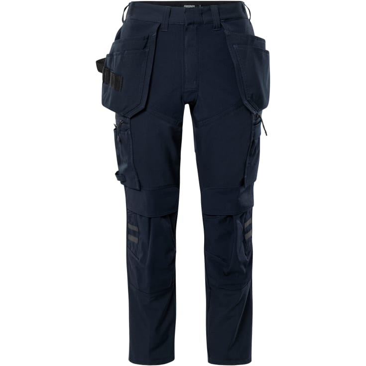 Fristads dame håndværkerbukser 2599 LWS full stretch, Mørk Marine, 36