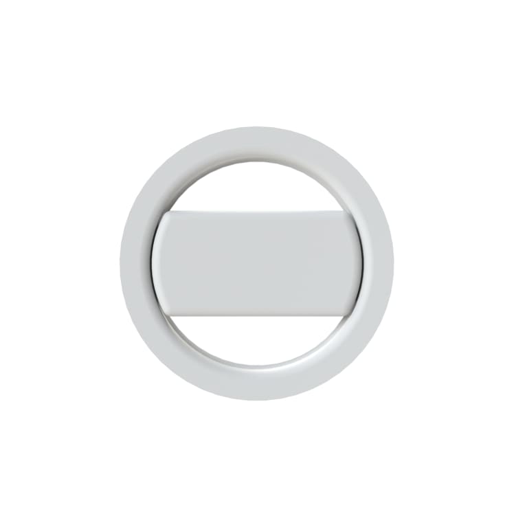 Skanitek afløbssæt med rundt overløb, hvid