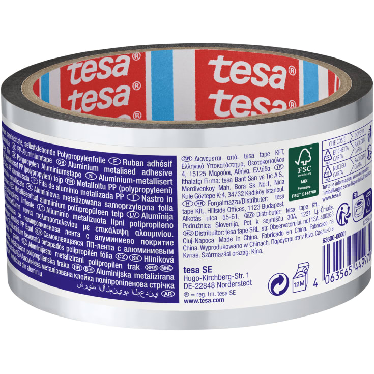 Tesa aluminiumstape, 50 mm, 30 meter