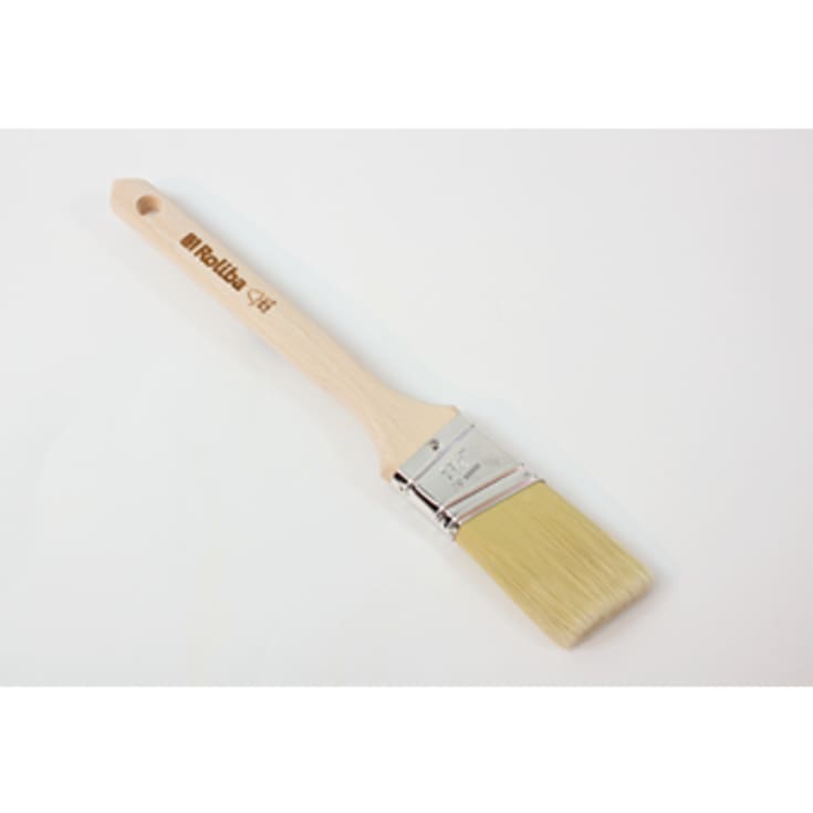 12 st Roliba vinklad borste, 100% syntet, 38 x 10 mm