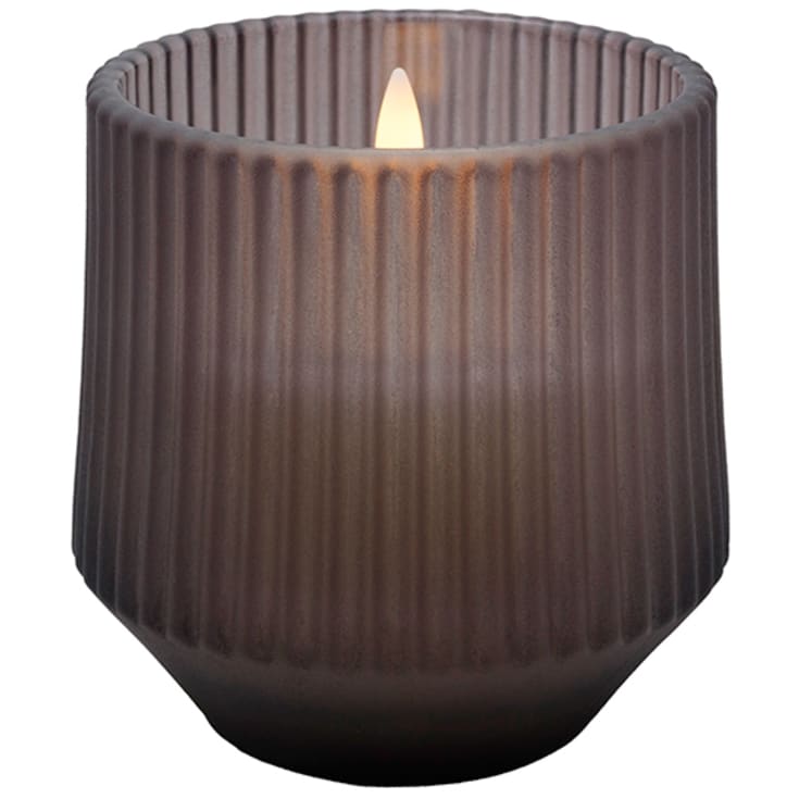 4 stk Uyuni LED duftlys, røgfarvet