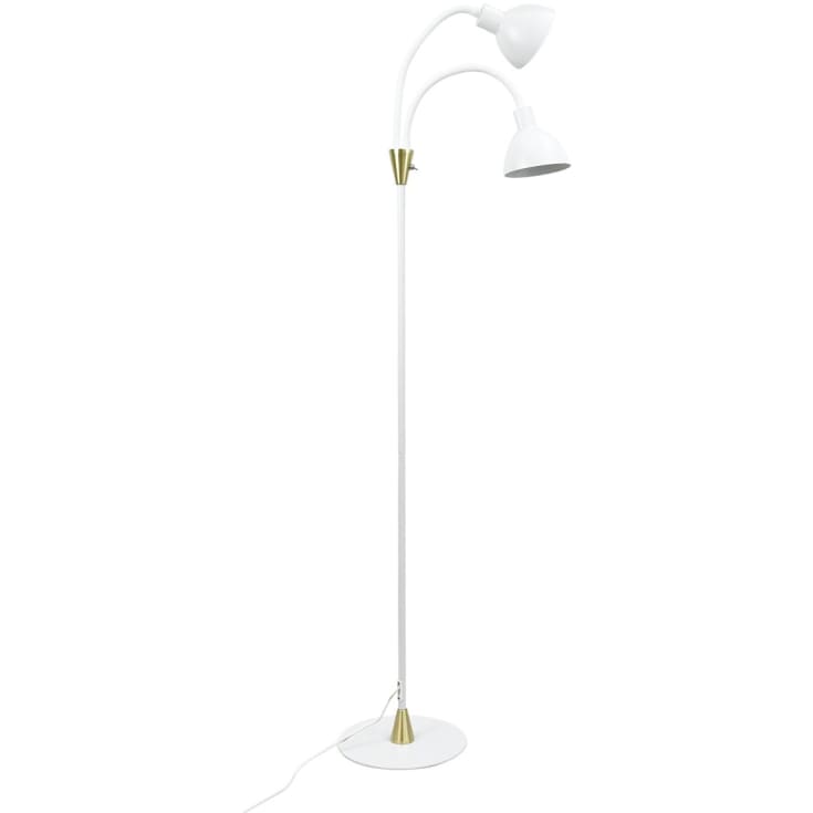 Dyberg Larsen Lilje gulvlampe, hvid