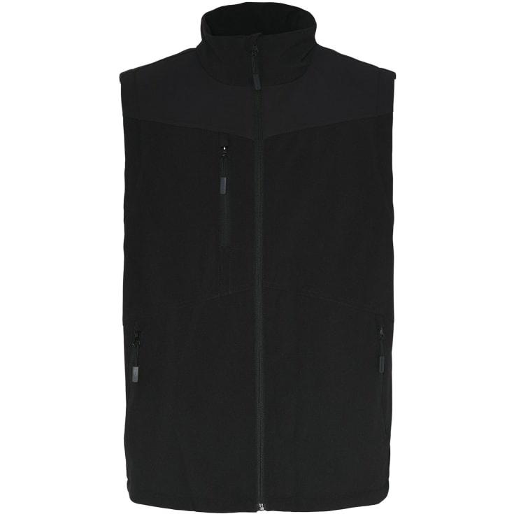 Lyngsøe foret vest full stretch, Sort, L