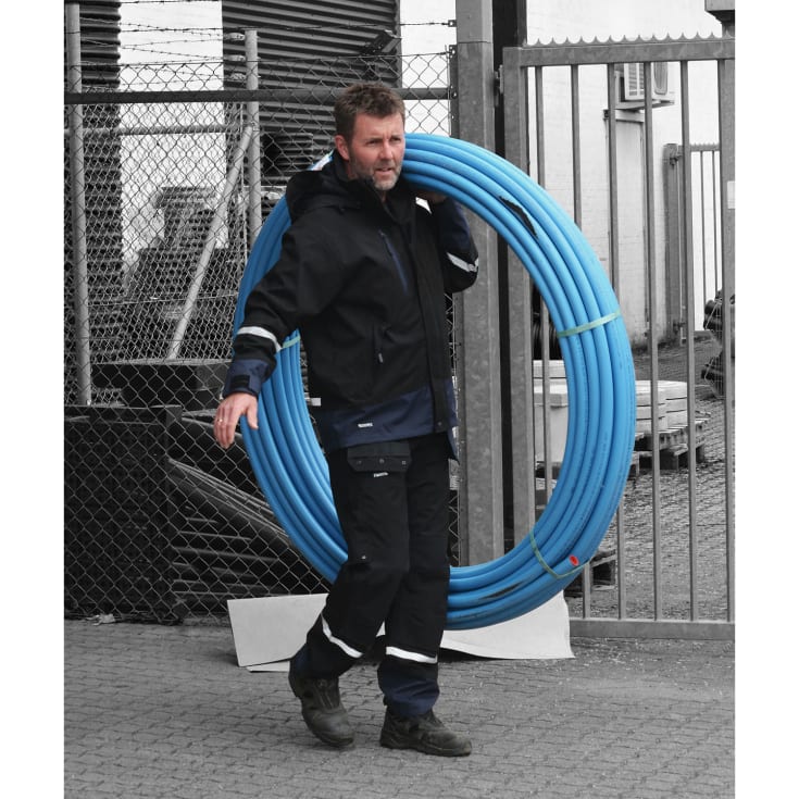 Lyngsøe Fox skalbukser full stretch, Sort/Marineblå, M