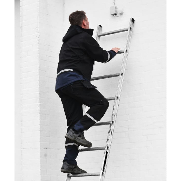 Lyngsøe Fox skalbukser full stretch, Sort/Marineblå, M