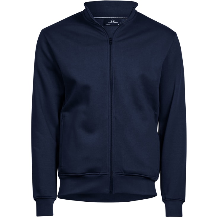 Tee Jays sweat cardigan, Navy, 3XL
