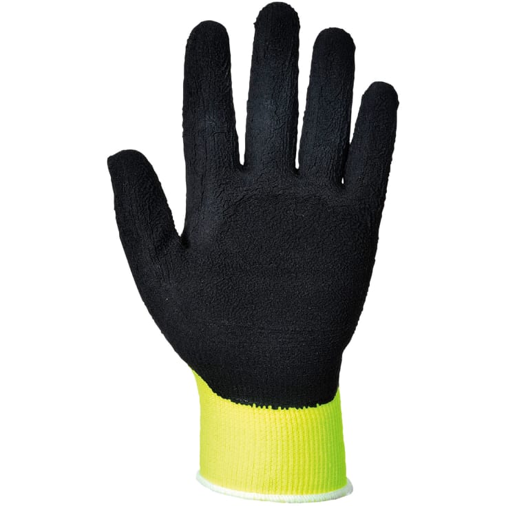 Portwest A340 Grip arbejdshandsker, Gul/Sort, XL/10