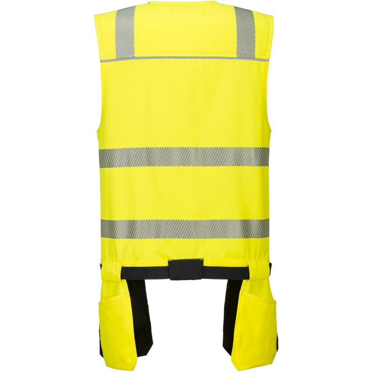 Portwest PW3 værktøjsvest, Gul/Sort, L