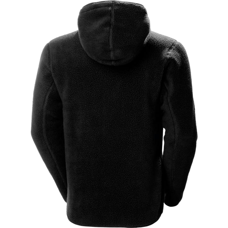 Helly Hansen Heritage jacka i fiberpäls med huva, svart, st 4XL