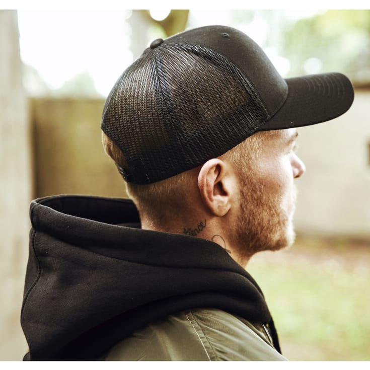 Flexfit Retro Trucker cap, Sort, ONESIZE