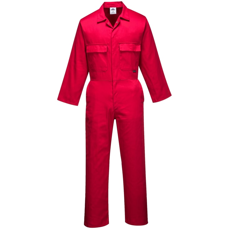 Portwest Euro Work kjeledress, rød, str. 4XL