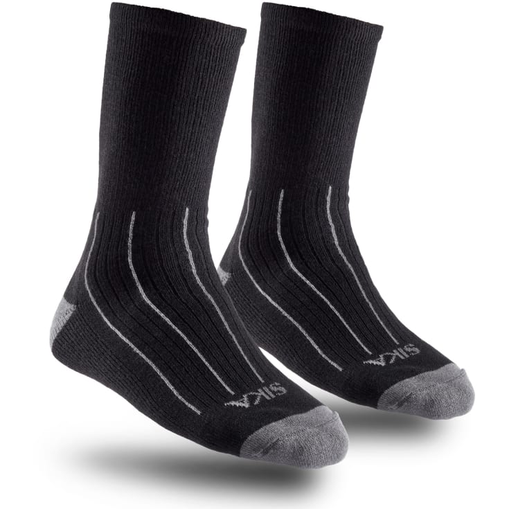 Sika Wool strømper, Sort, 44-47