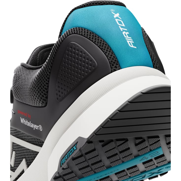 Airtox FM11 sikkerhedssko S1PS, Sort/Hvid, 42