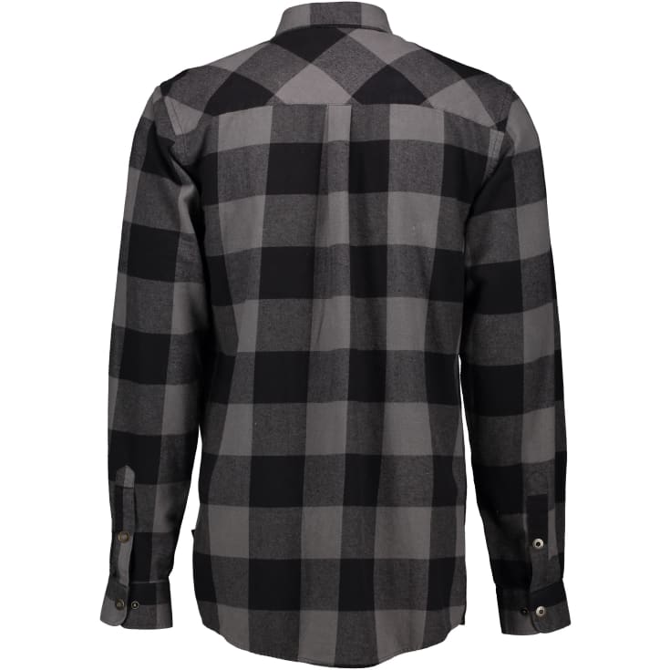Westborn skovmandsskjorte, mørkegrå/sort, str. M
