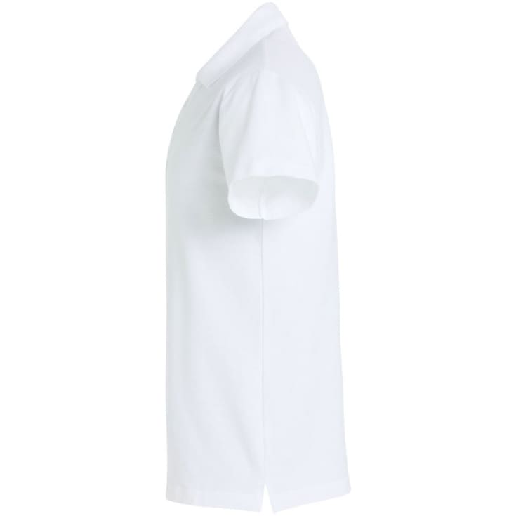 Clique Basic Polo til børn, Hvid, 110/120
