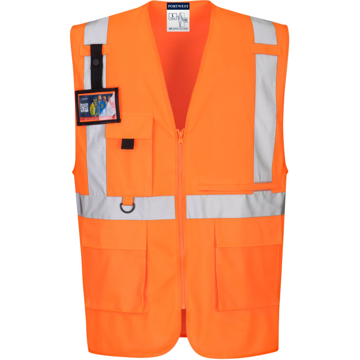 Portwest arbejdsvest, Hi-vis Orange, 2XL