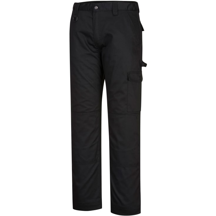 Portwest arbejdsbukser, Sort, 48