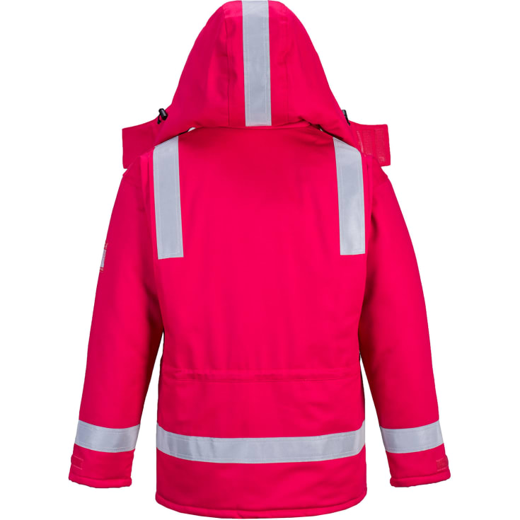 Portwest BizFlame vinterjakke, Rød, 2XL