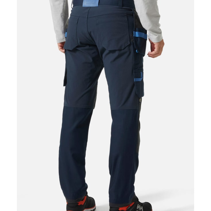 Helly Hansen Oxford arbetsbyxor med 4-vägs stretch, marinblå/mörkgrå, st C52
