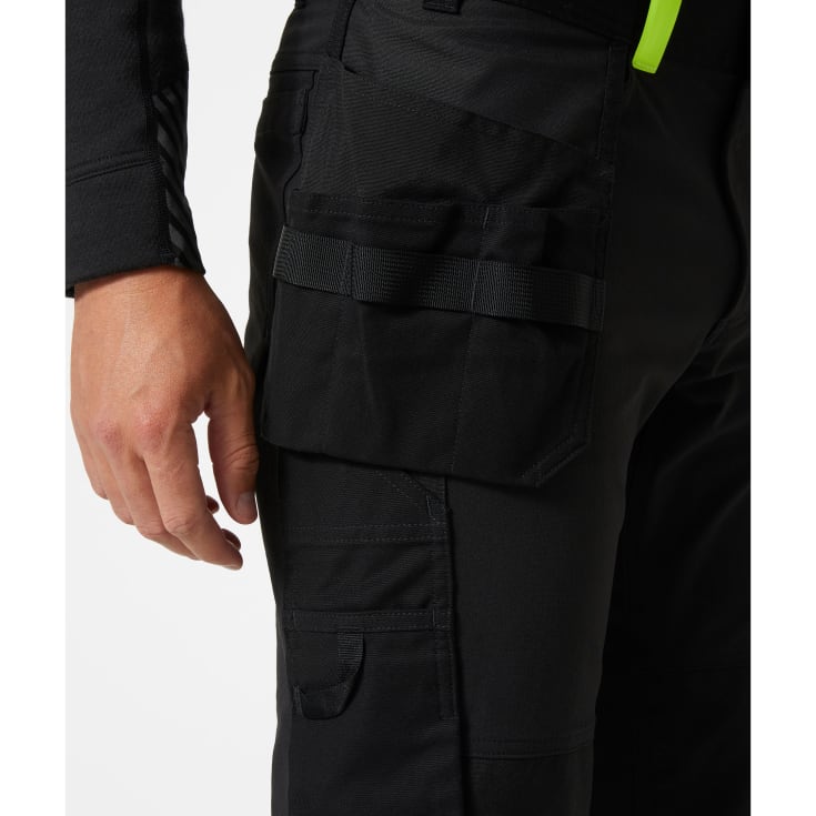 Helly Hansen Oxford arbeidsbukse med 4-veis stretch, sort, str. C54