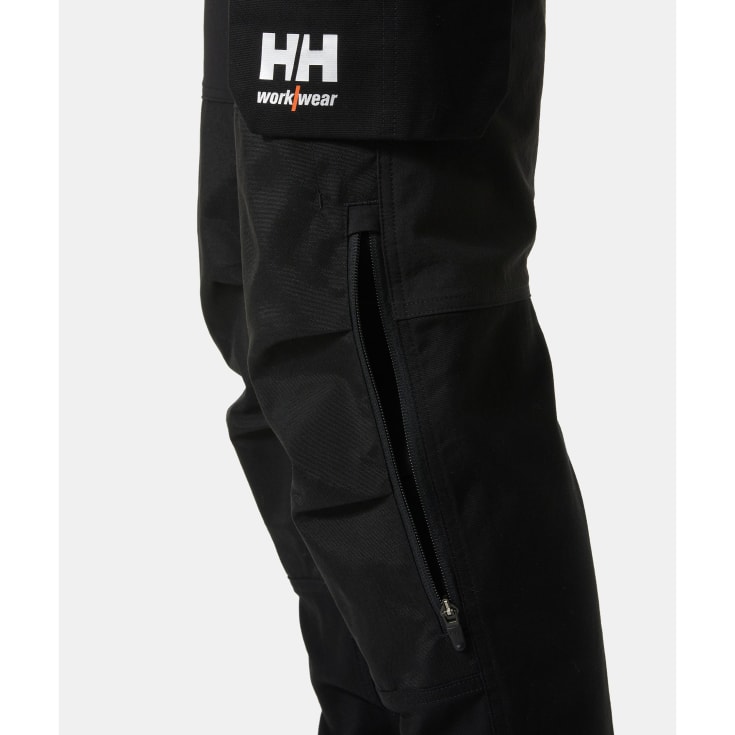 Helly Hansen Oxford arbeidsbukse med 4-veis stretch, sort, str. C54
