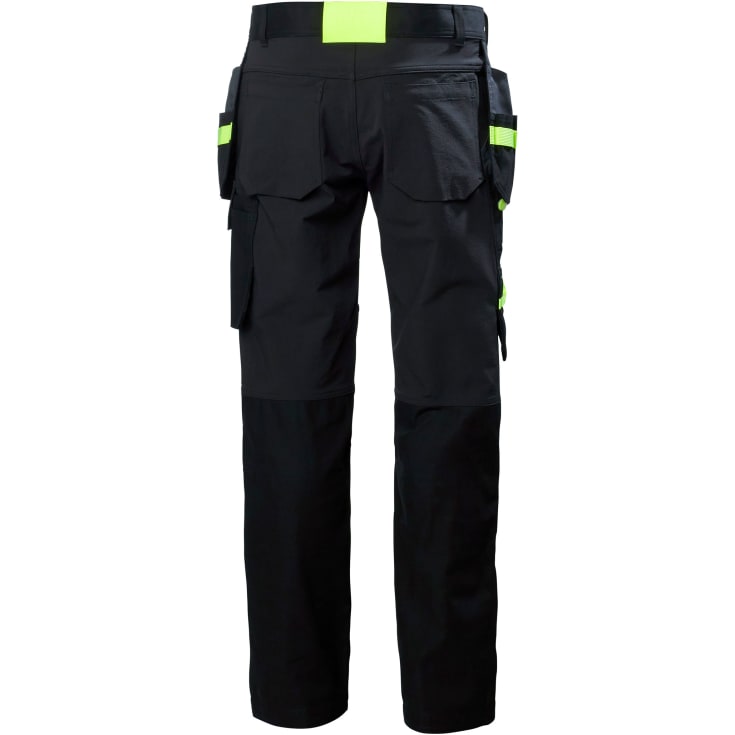 Helly Hansen Oxford arbetsbyxor med 4-vägs stretch, svart/mörkgrå, st C56