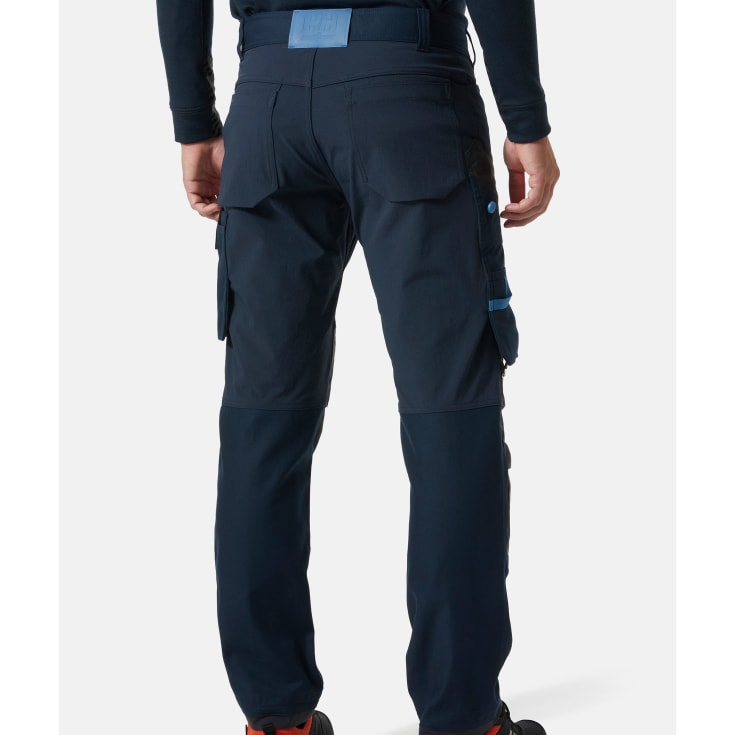 Helly Hansen Oxford arbetsbyxor med 4-vägs stretch, marinblå/mörkgrå, st C48