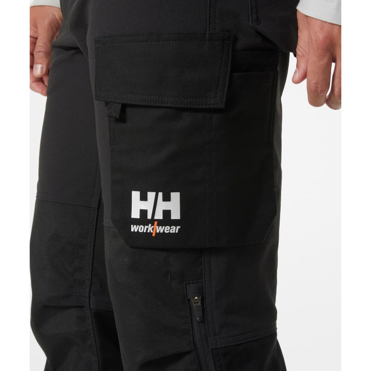 Helly Hansen Oxford arbetsbyxor med 4-vägs stretch, svart, st C48