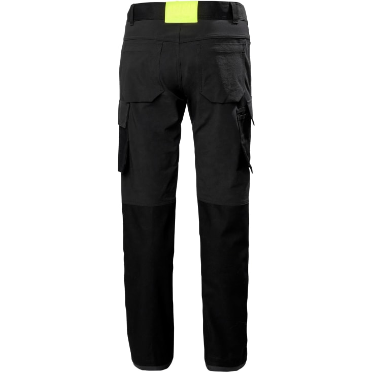 Helly Hansen Oxford servicebukser med 4-vejs stretch, sort/mørkegrå, str. D116
