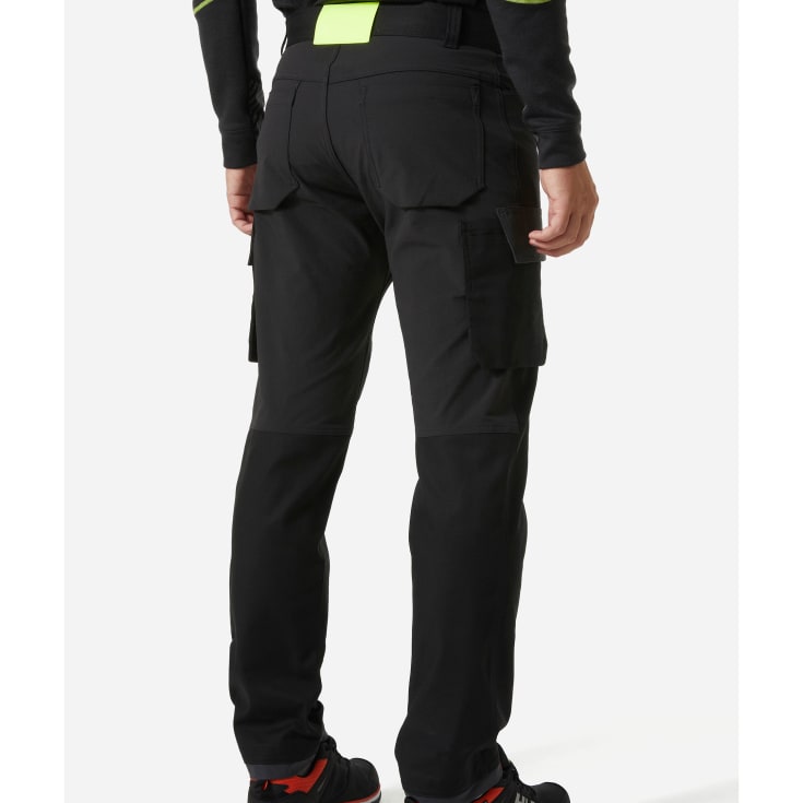 Helly Hansen Oxford servicebukser med 4-vejs stretch, sort/mørkegrå, str. D116