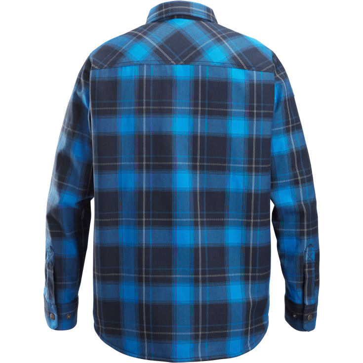 Snickers AllroundWork flannel skjortejakke 8522, Blå/Navy, M