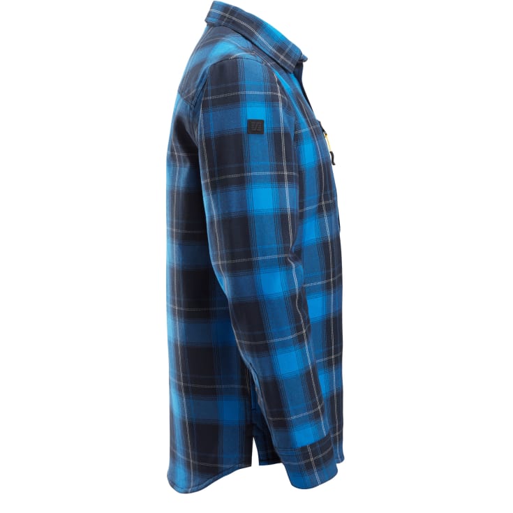 Snickers AllroundWork flannel skjortejakke 8522, Blå/Navy, M