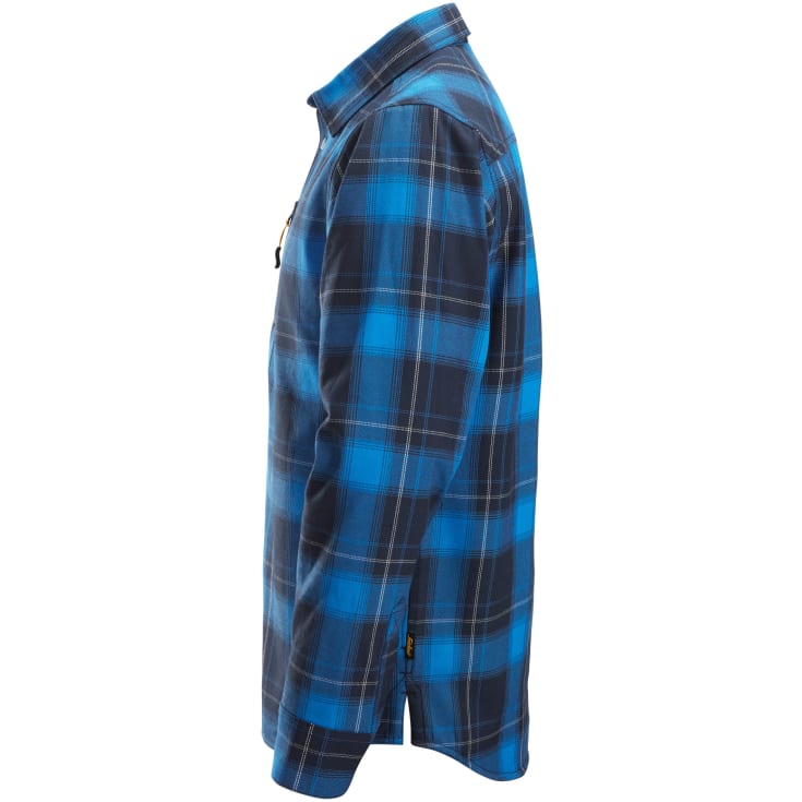 Snickers AllroundWork flannel skjortejakke 8522, Blå/Navy, M