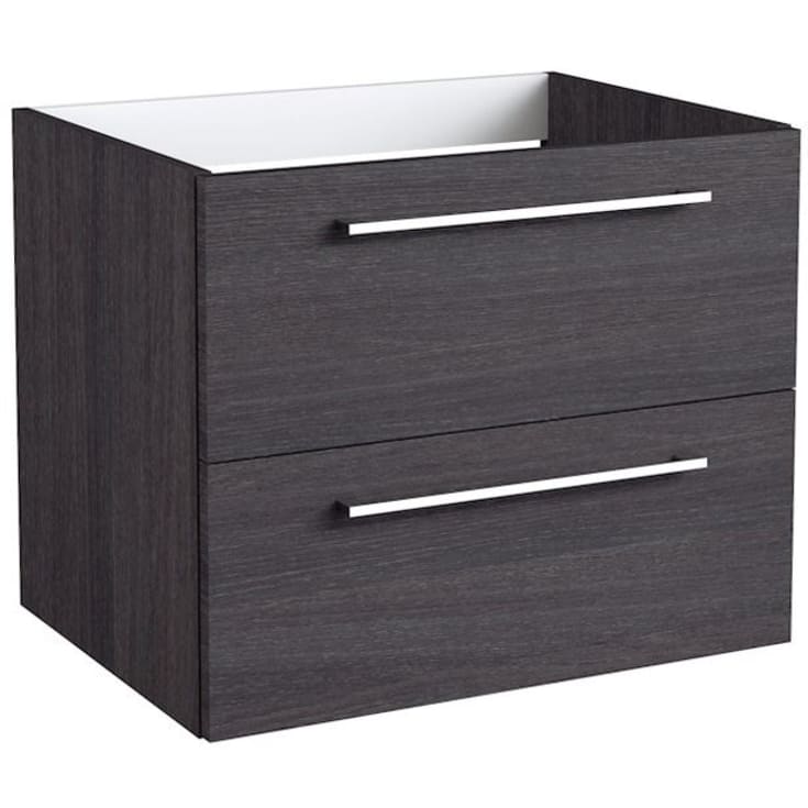 Korsbakken Rowan underskap, med 2 skuffer, soft-close, 59x45 cm, sort eik