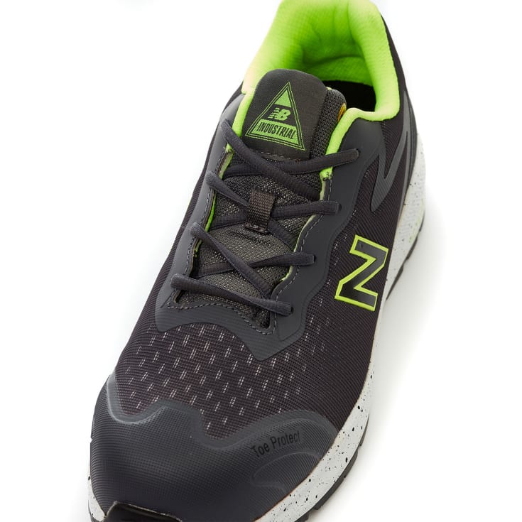 New Balance Logic skyddsskor S1P, grå/grön, st 46,5