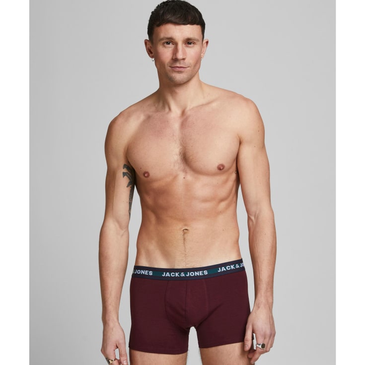 Jack & Jones JACSOLID 10-pak boxershorts, Dark Grey Melange, XL