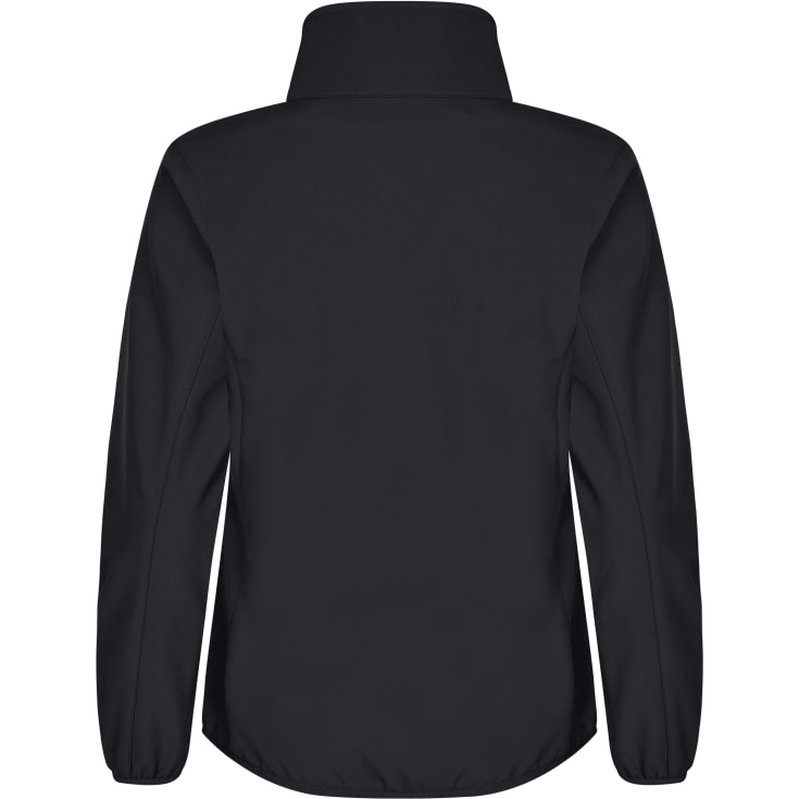 Clique Classic softshelljakke dame, sort, str. 3XL