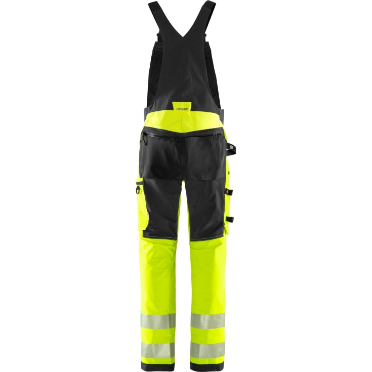 Fristads Green overalls 1031 GSTP full stretch, Hi-vis Gul/Sort, C60