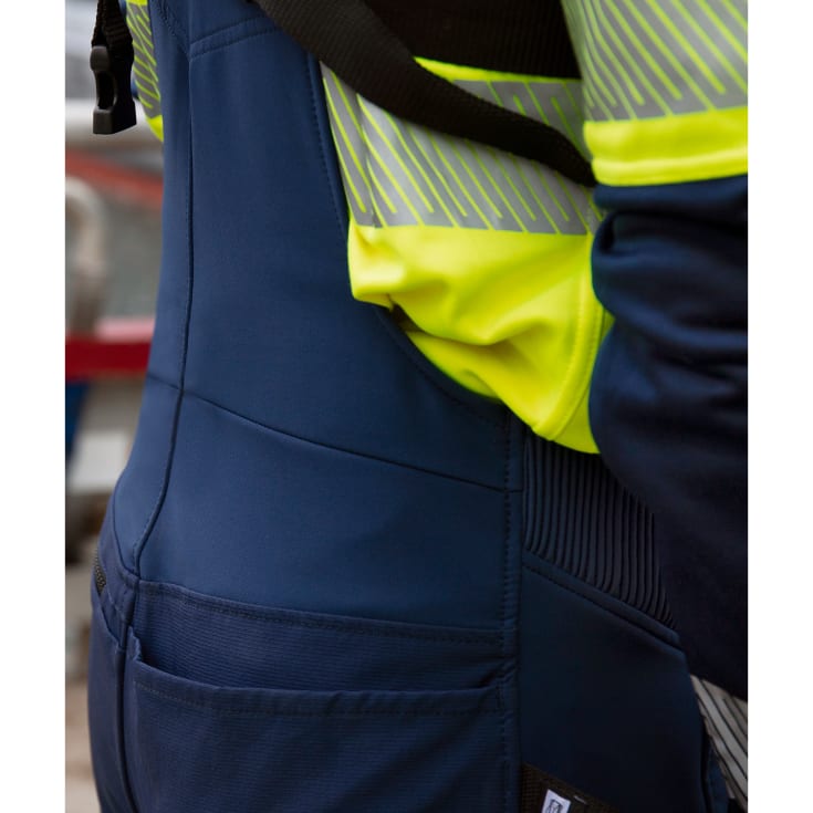 Fristads Green overalls 1032 GSTP full stretch, Hi-Vis gul/marine, C54