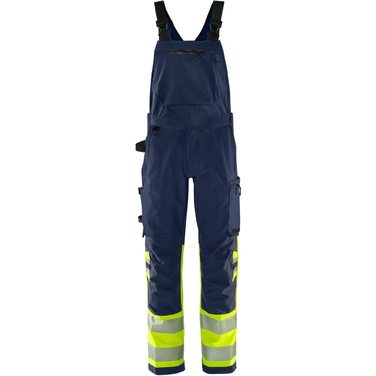 Fristads Green overalls 1032 GSTP full stretch, Hi-Vis gul/marine, C54